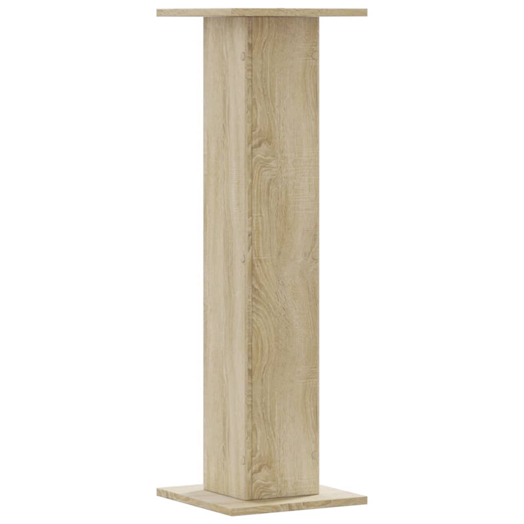vidaXL Plant Stands 2 pcs Sonoma Oak 30x30x95 cm Engineered Wood 6
