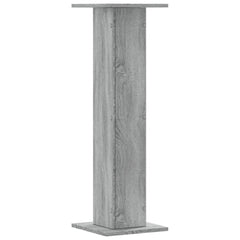 vidaXL Plant Stands 2 pcs Grey Sonoma 30x30x95 cm Engineered Wood 6