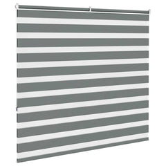 Zebra Blind Fabric Width 135.9 cm Polyester Drop 150 cm Dark Grey 165 cm