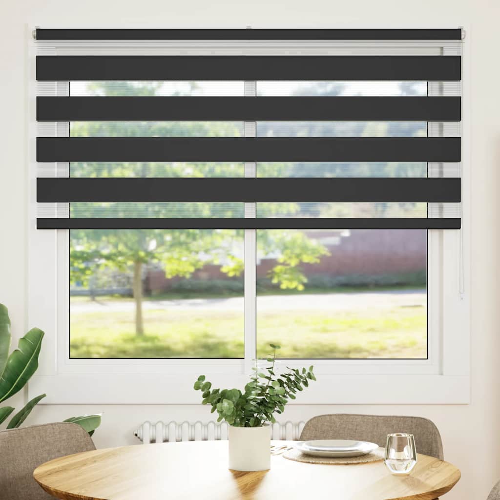 Zebra Blind Black