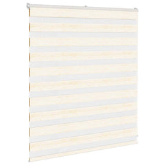 vidaXL Zebra Blind Marble Beige 125x100 cm Fabric Width 120.9 cm Polyester 3