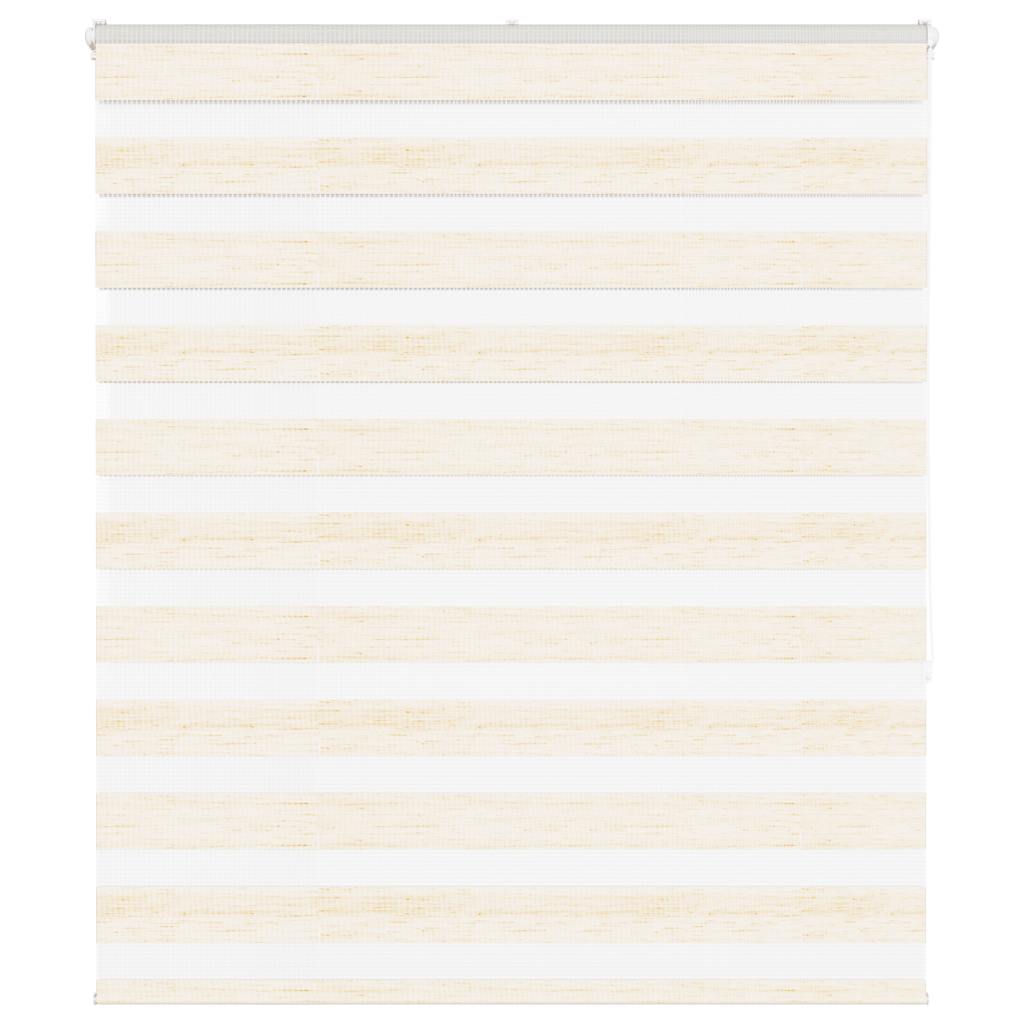 vidaXL Zebra Blind Marble Beige 125x150 cm Fabric Width 120.9 cm Polyester 1