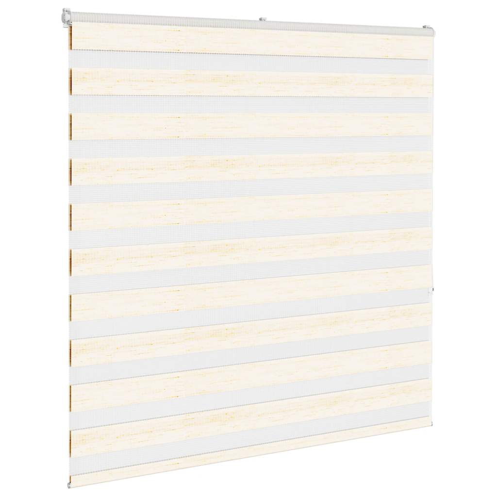 vidaXL Zebra Blind Marble Beige 150x150 cm Fabric Width 145.9 cm Polyester 3