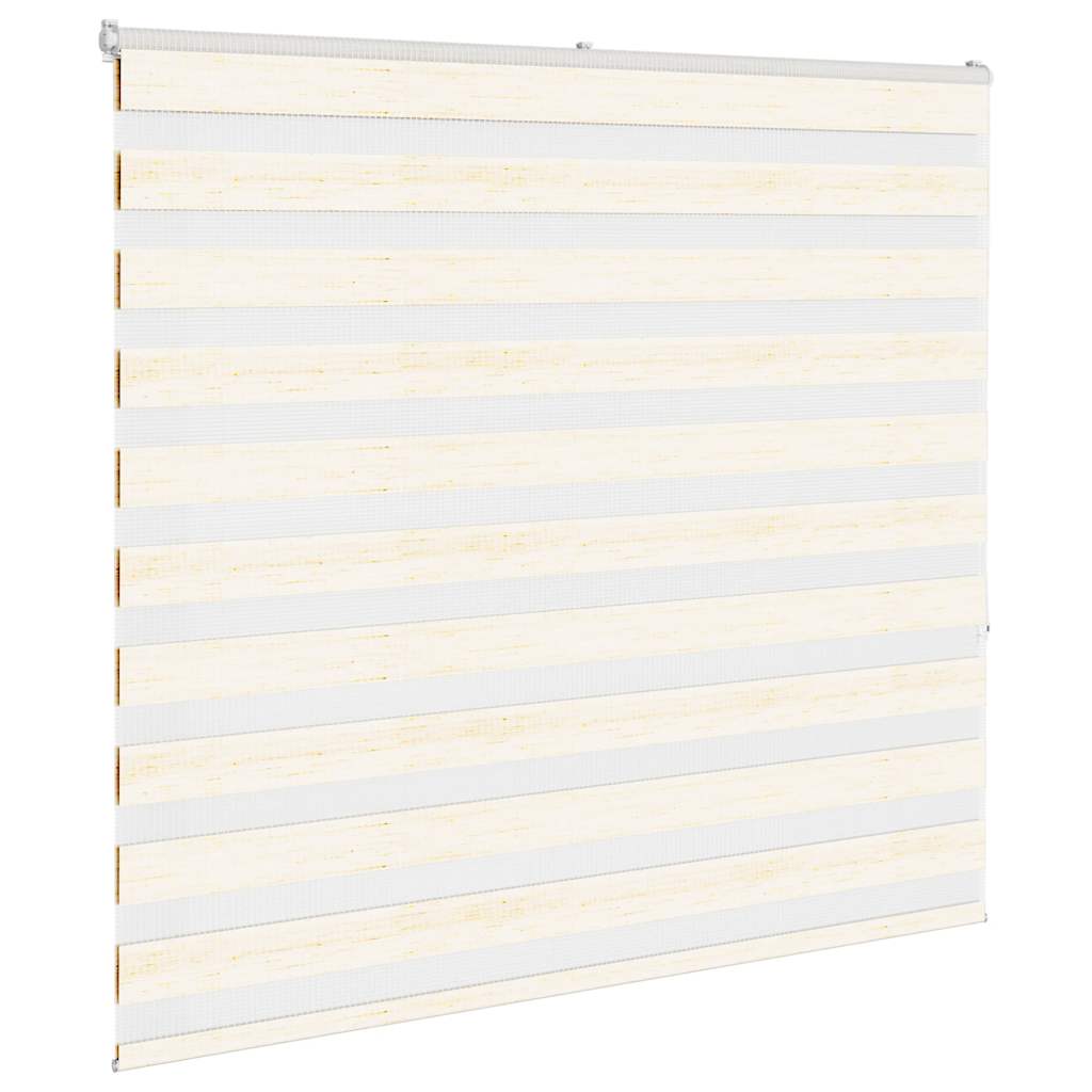 vidaXL Zebra Blind Marble Beige 155x150 cm Fabric Width 150.9 cm Polyester 3