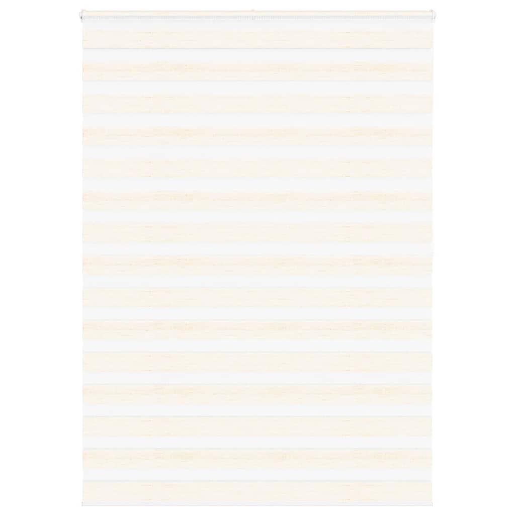 vidaXL Zebra Blind Marble Beige 160x200 cm Fabric Width 155.9 cm Polyester 1