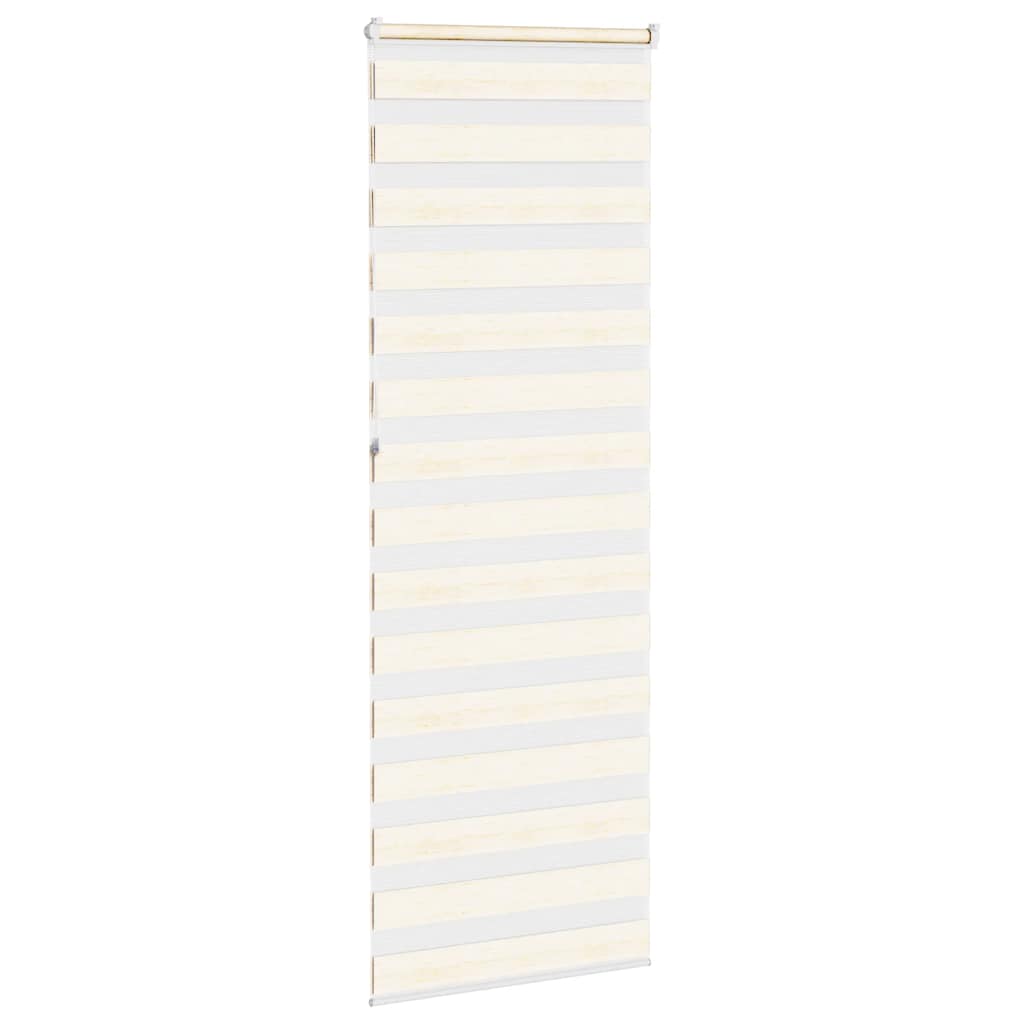 vidaXL Zebra Blind Marble Beige 85x230 cm Fabric Width 80.9 cm Polyester 4