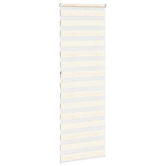 vidaXL Zebra Blind Marble Beige 85x230 cm Fabric Width 80.9 cm Polyester 4