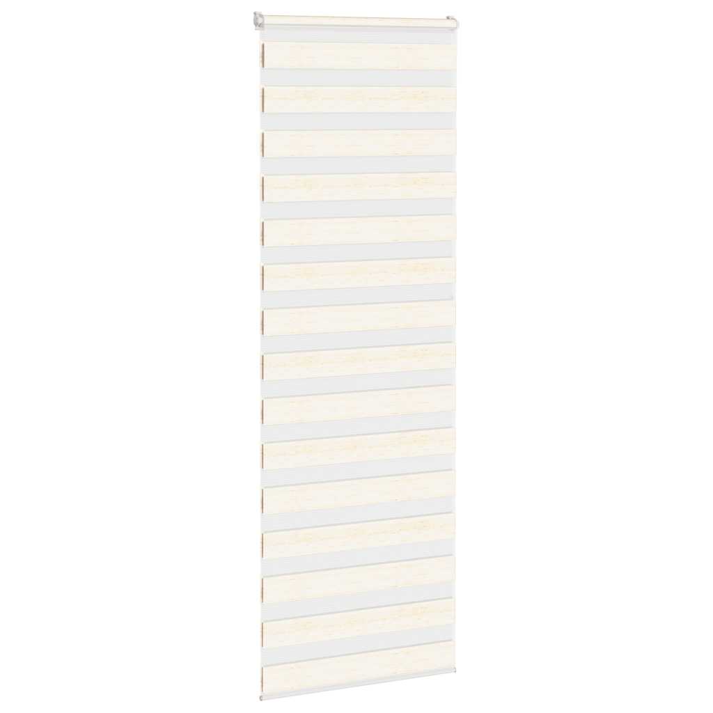 vidaXL Zebra Blind Marble Beige 90x230 cm Fabric Width 85.9 cm Polyester 3