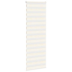 vidaXL Zebra Blind Marble Beige 90x230 cm Fabric Width 85.9 cm Polyester 3