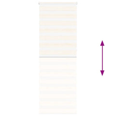 vidaXL Zebra Blind Marble Beige 90x230 cm Fabric Width 85.9 cm Polyester 5