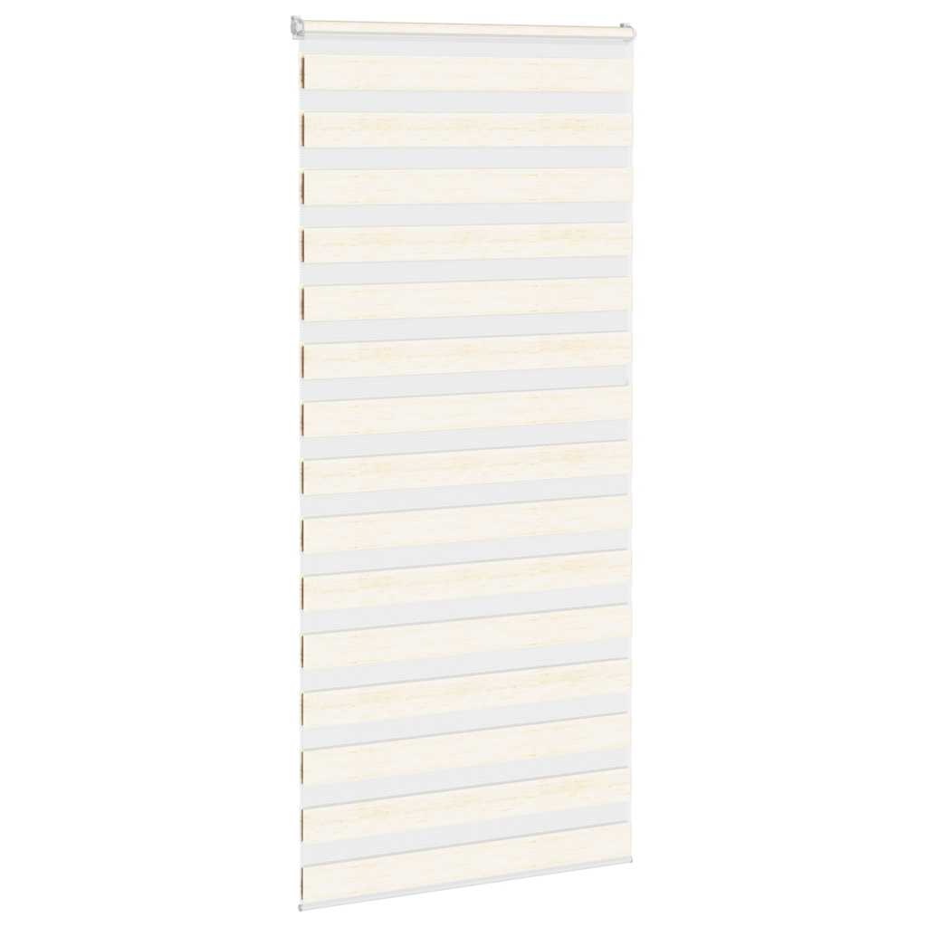 vidaXL Zebra Blind Marble Beige 105x230 cm Fabric Width 100.9 cm Polyester 3