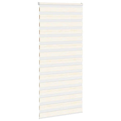 vidaXL Zebra Blind Marble Beige 105x230 cm Fabric Width 100.9 cm Polyester 3