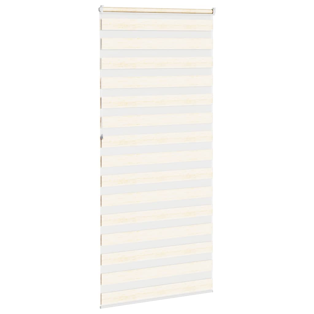 vidaXL Zebra Blind Marble Beige 105x230 cm Fabric Width 100.9 cm Polyester 4