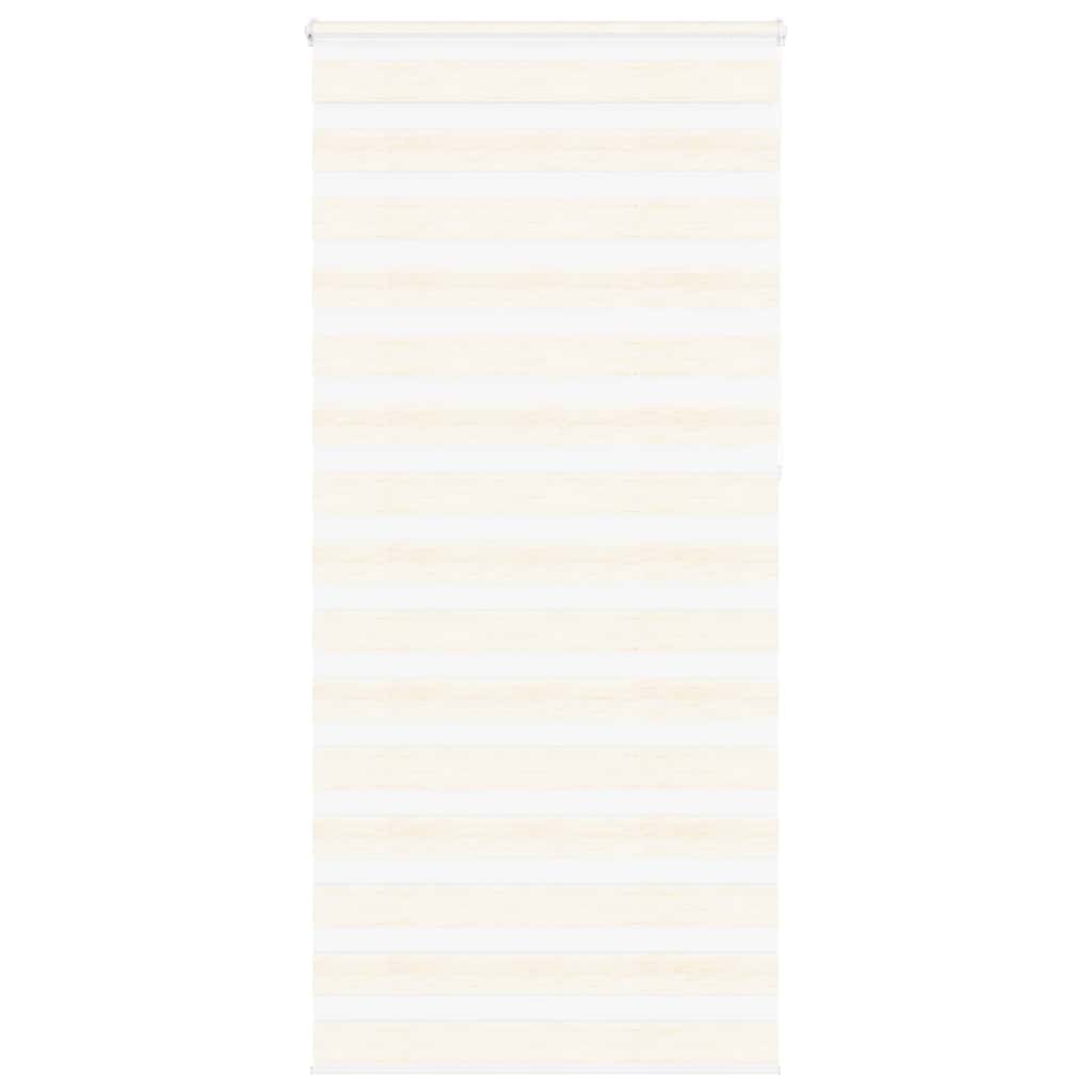 vidaXL Zebra Blind Marble Beige 110x230 cm Fabric Width 105.9 cm Polyester 1
