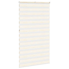 vidaXL Zebra Blind Marble Beige 125x230 cm Fabric Width 120.9 cm Polyester 4