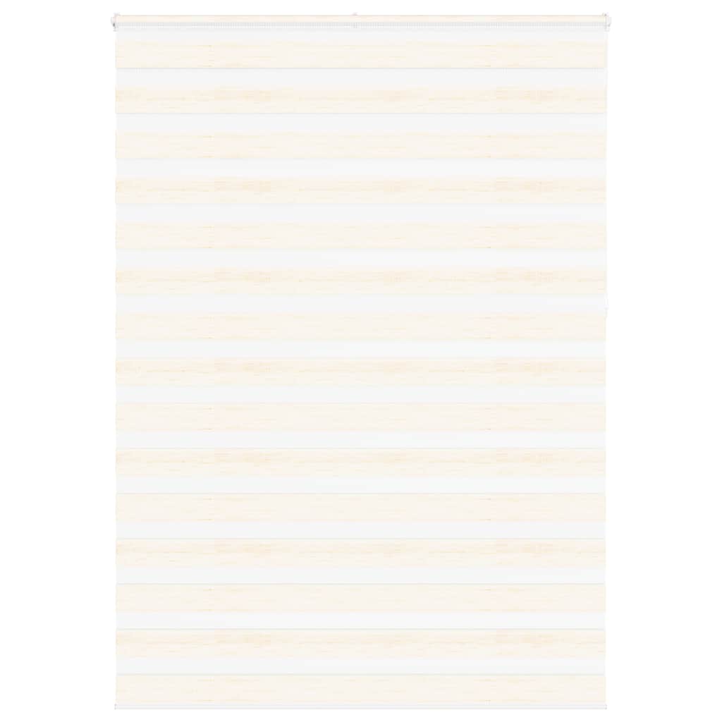 vidaXL Zebra Blind Marble Beige 160x230 cm Fabric Width 155.9 cm Polyester 1