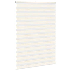 vidaXL Zebra Blind Marble Beige 160x230 cm Fabric Width 155.9 cm Polyester 3