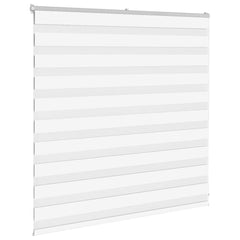 Zebra Blind Fabric Width 135,9 cm Polyester Drop 100 cm White 140–165 cm 140 cm