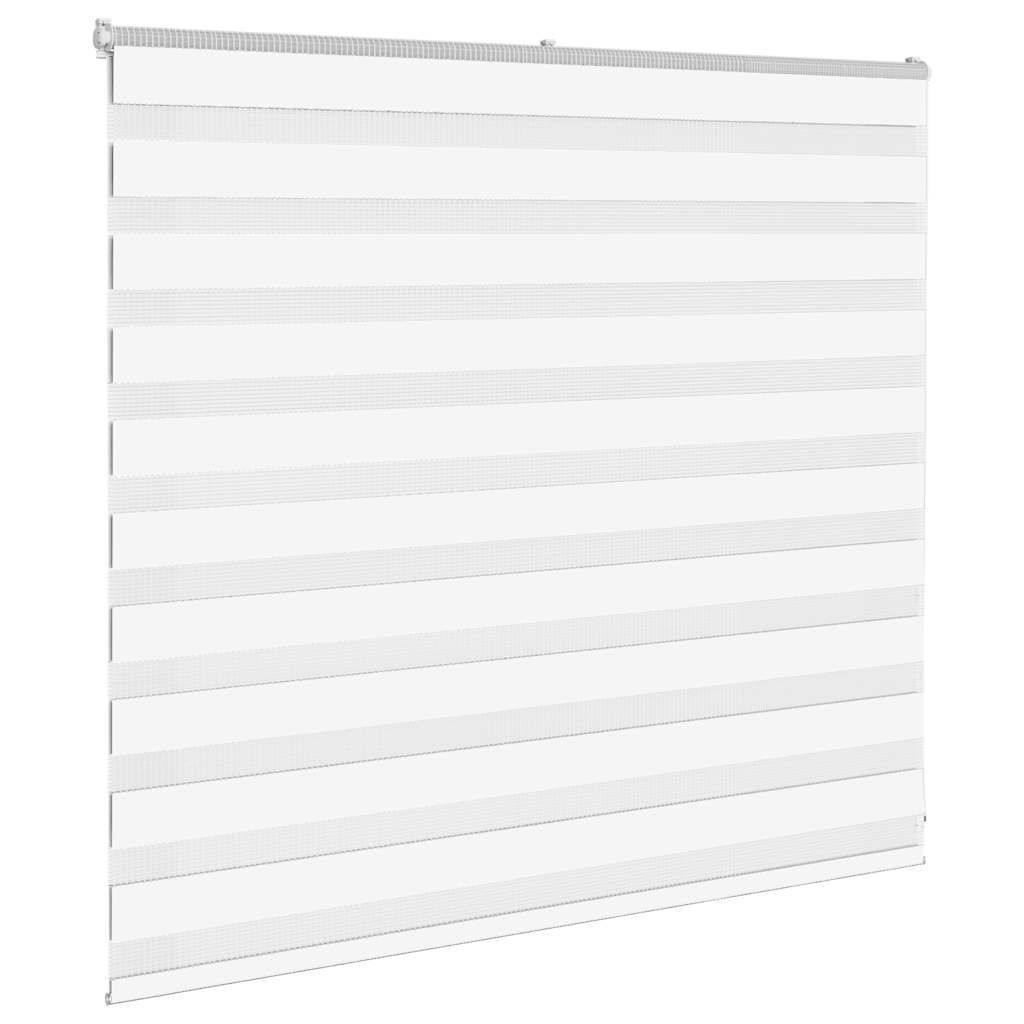 Zebra Blind Fabric Width 135,9 cm Polyester Drop 100 cm White 140–165 cm 160 cm