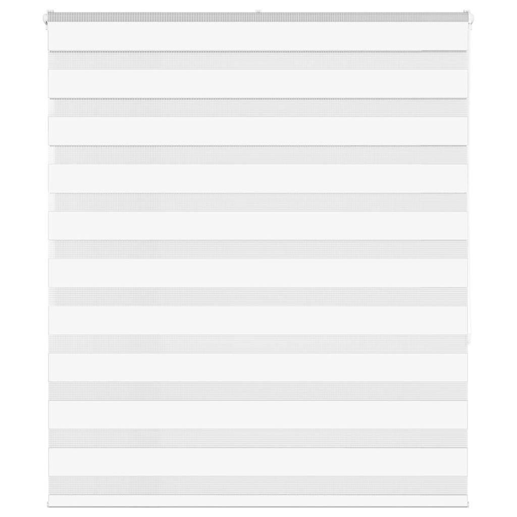 vidaXL Zebra Blind White 120x150 cm Fabric Width 115.9 cm Polyester 1