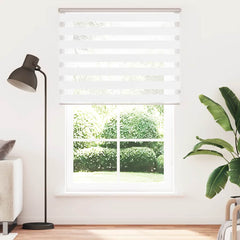 Zebra Blind White