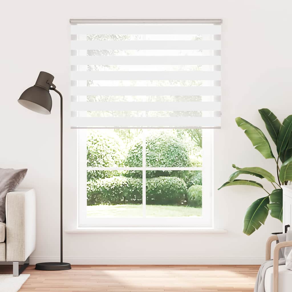 Zebra Blind White