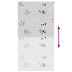 vidaXL Shower Roller Blind 140x240 cm Fabric Width 136 cm 5