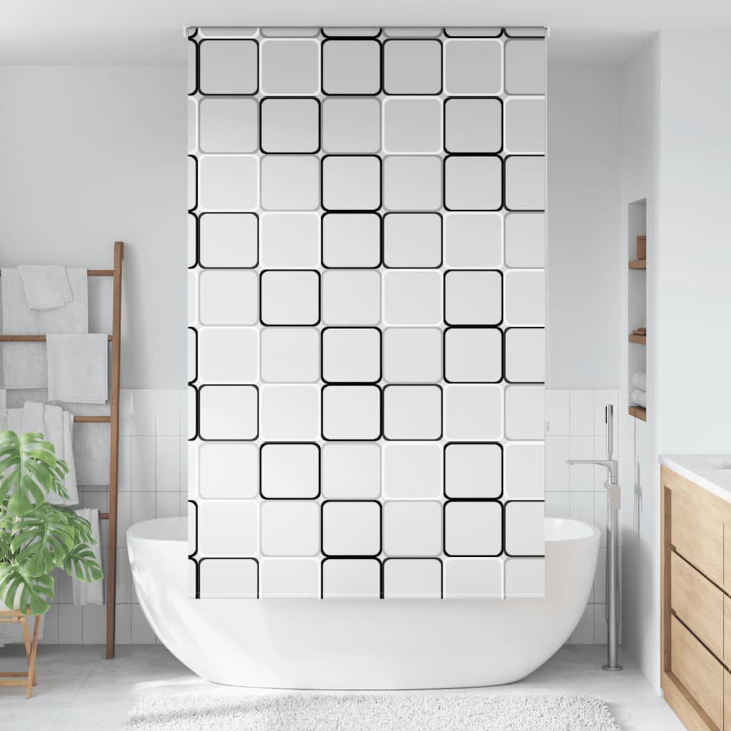 vidaXL Shower Roller Blind 120x240 cm Fabric Width 116 cm 1