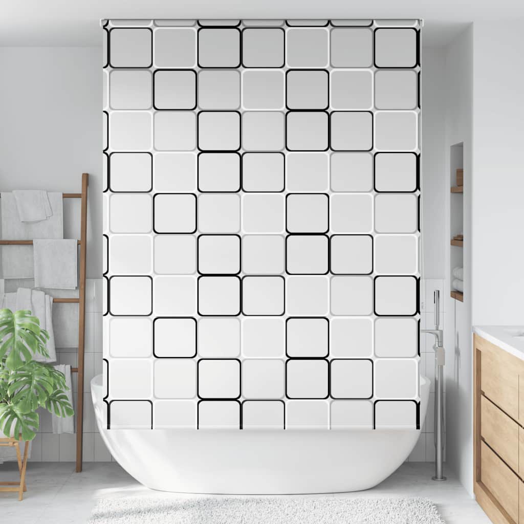 vidaXL Shower Roller Blind 150x240 cm Fabric Width 146 cm 1