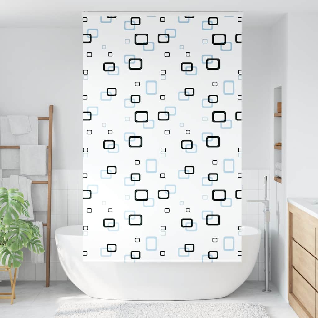 vidaXL Shower Roller Blind with Cassette 130x240 cm Fabric Width 126 cm 2