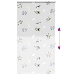 vidaXL Shower Roller Blind with Cassette 140x240 cm Fabric Width 136 cm 5