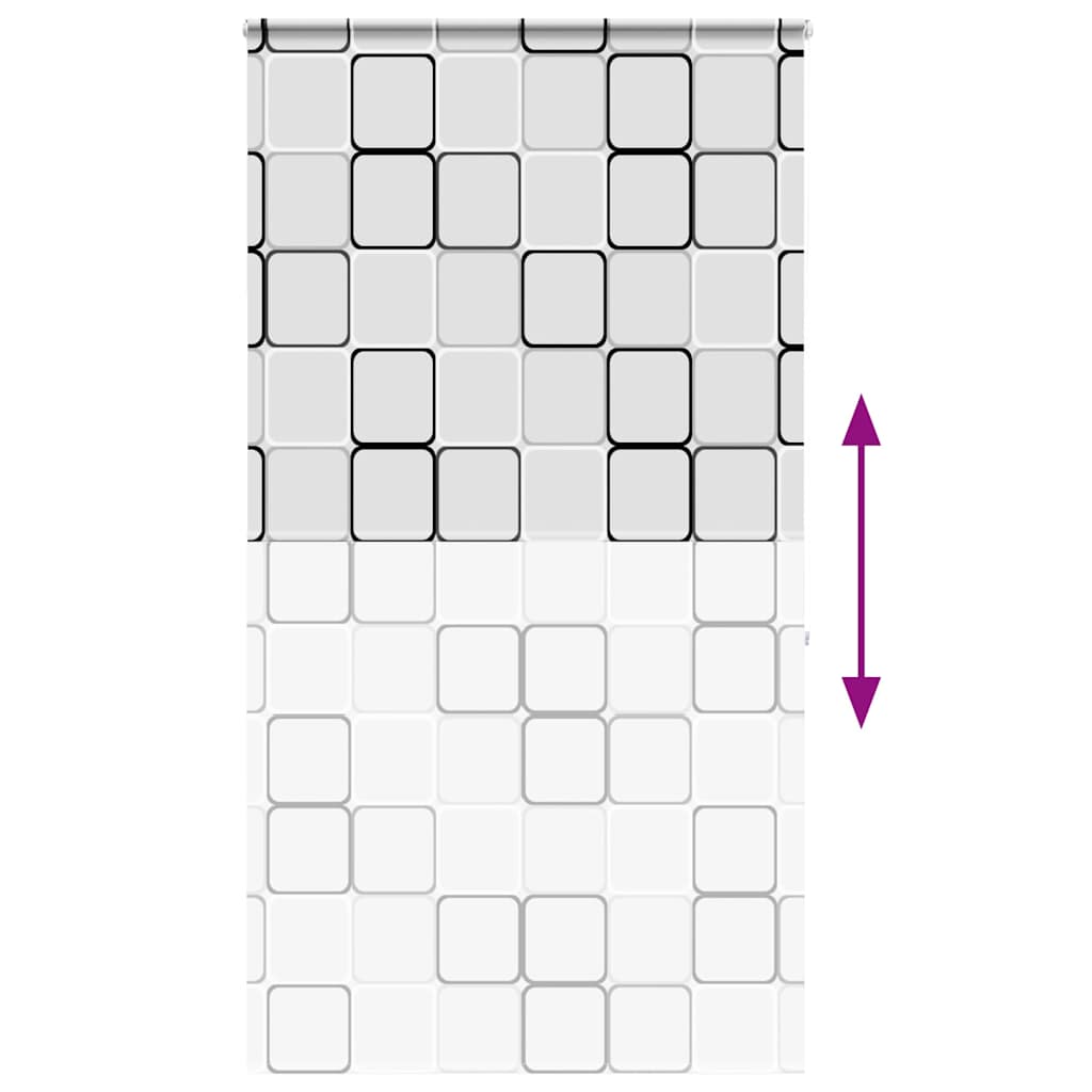vidaXL Shower Roller Blind with Cassette 140x240 cm Fabric Width 136 cm 5
