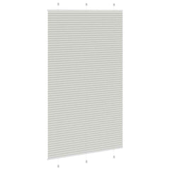 vidaXL Pleated Blind Light Grey 120x200 cm Fabric Width 119.4 cm 4