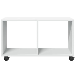 vidaXL Rolling Cabinet White 72x33x42.5 cm Engineered Wood 5