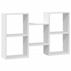 vidaXL Wall Shelf White 96x18x60 cm Engineered Wood 2