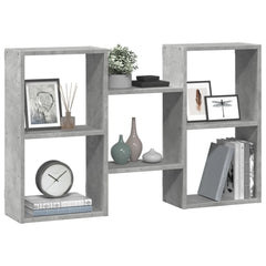 vidaXL Wall Shelf Concrete Grey 96x18x60 cm Engineered Wood 3