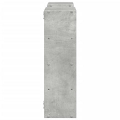vidaXL Wall Shelf Concrete Grey 96x18x60 cm Engineered Wood 5
