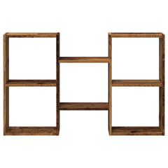 vidaXL Wall Shelf Old Wood 96x18x60 cm Engineered Wood 4