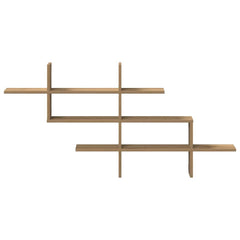 vidaXL Wall Shelf Artisian Oak 124.5x18x60.5 cm Engineered Wood 4