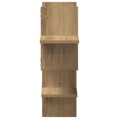 vidaXL Wall Shelf Artisian Oak 124.5x18x60.5 cm Engineered Wood 5