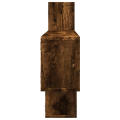 vidaXL Wall Shelf Smoked Oak 167.5x18x68 cm Engineered Wood 5