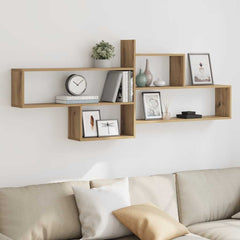 vidaXL Wall Shelf 167.5x18x68 cm Engineered Wood