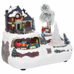 vidaXL Christmas Tabletop Multicolour 23.5 x 16 x 18.5 cm Resin 2