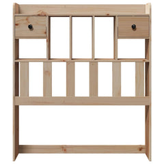 vidaXL Headboard with Storage 75 cm Solid Wood Pine 3