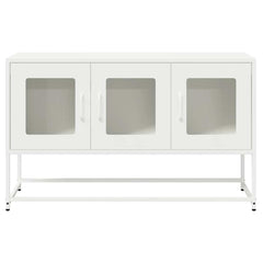 vidaXL TV Cabinet White 100.5x39x60.5 cm Cold-rolled Steel 5