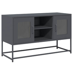 vidaXL TV Cabinet Anthracite 100.5x39x60.5 cm Steel 2