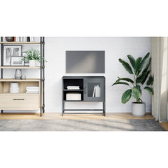 vidaXL TV Cabinet Anthracite 68x39x60.5 cm Steel 3