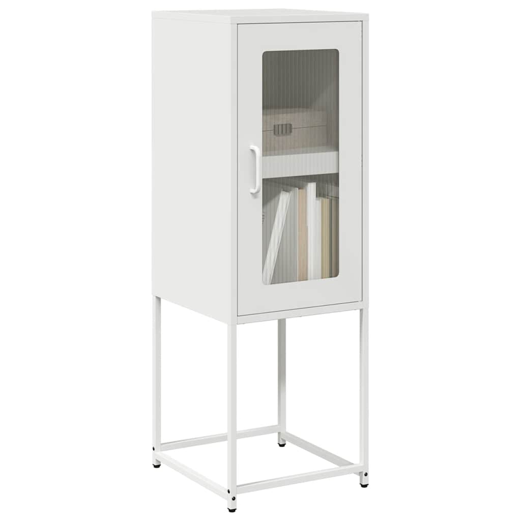 Sideboard 36x39x107 cm Cold-rolled Steel White