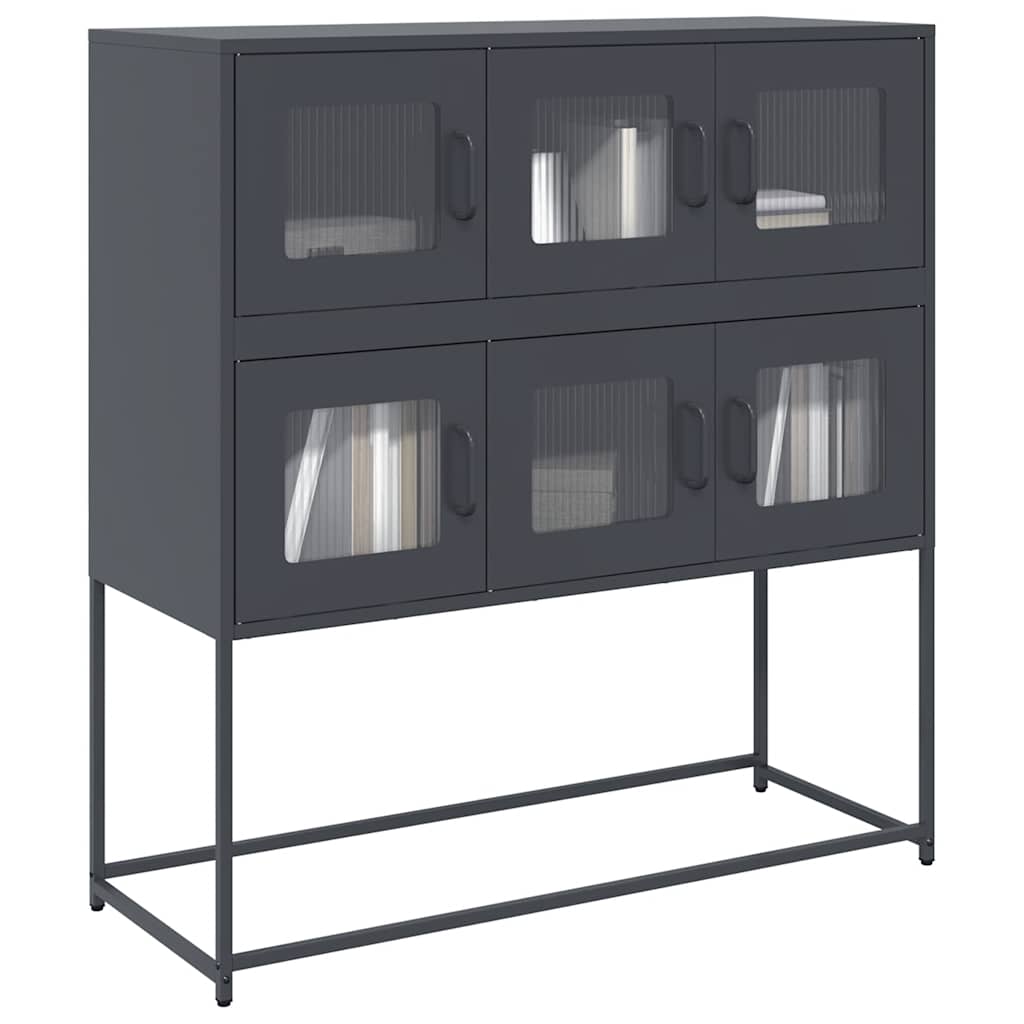 vidaXL Sideboard 100.5x39x107 cm Cold-rolled Steel