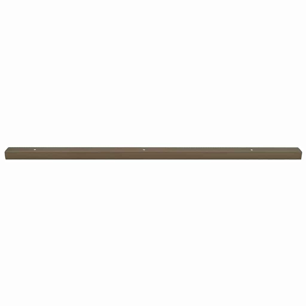vidaXL Stair Nosings 30 pcs Brown 67 x 3 x 2 cm Aluminium 4
